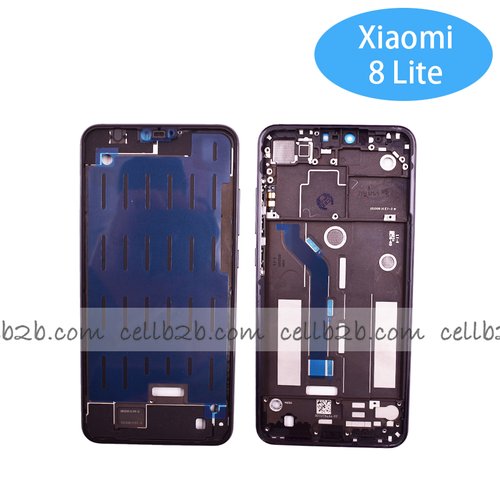 Carcasa Intermedia para Xiaomi Mi 8 Lite Negra Original
