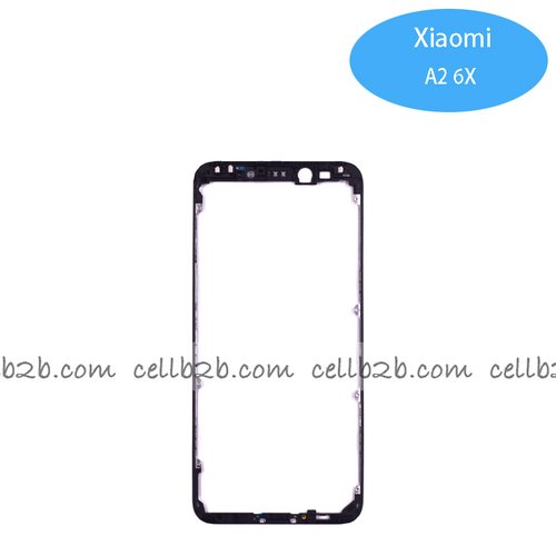 Carcasa Intermedia para Xiaomi Mi A2/ Mi 6X Negro Original