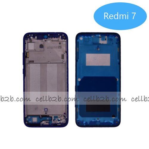 Carcasa Intermedia para Xiaomi Redmi 7 Azul Original