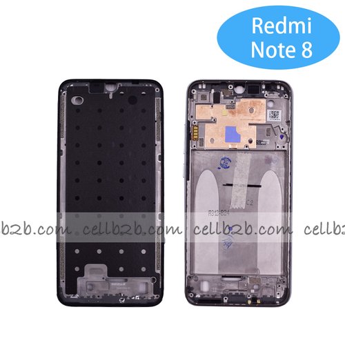 Carcasa Intermedia para Xiaomi Redmi Note 8 Plateado