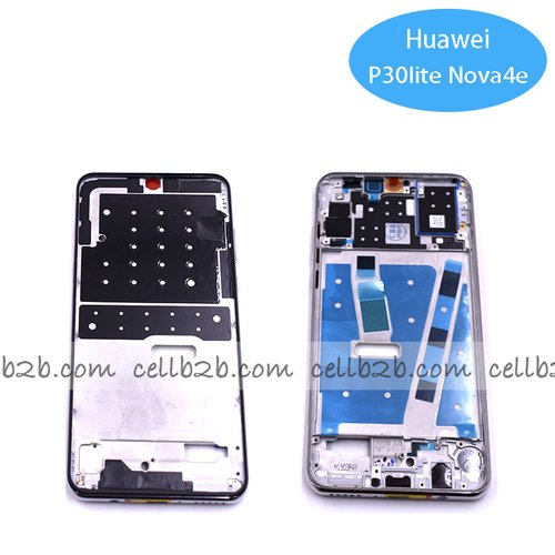 Carcasa intermedia para Huawei P30 Lite/ Nova 4e Blanca