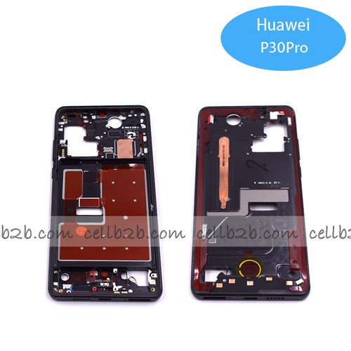 Carcasa intermedia para Huawei P30 Pro Negra
