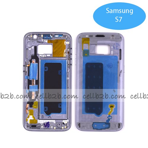 Carcasa intermedia para Samsung Galaxy S7 G930F Negro