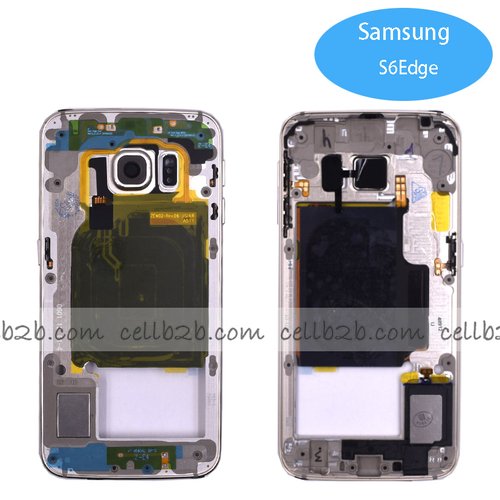 Carcasa intermedia para Samsung S6 Edge G925 Dorado Original