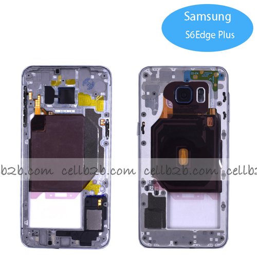 Carcasa intermedia para Samsung S6 Edge Plus G928 Negro Original
