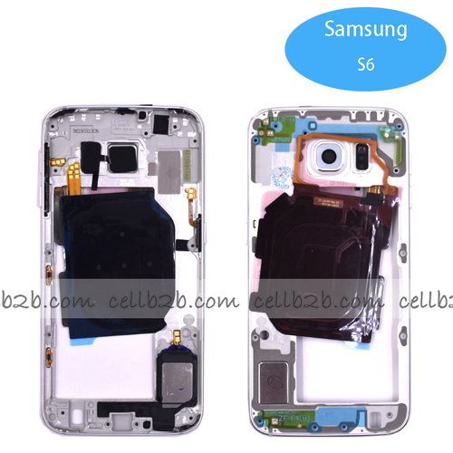 Carcasa intermedia para Samsung S6 G920 Blanco Original