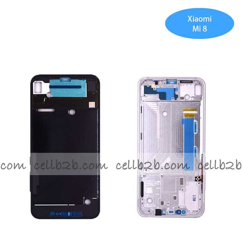 Carcasa intermedia para Xiaomi Mi 8 Blanca