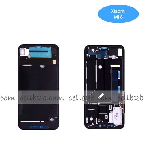 Carcasa intermedia para Xiaomi Mi 8 Negra