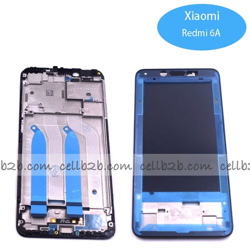 Carcasa intermedia para Xiaomi Redmi 6A Negra