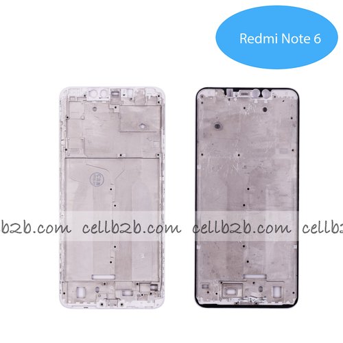 Carcasa intermedia para Xiaomi Redmi Note 6 Blanca