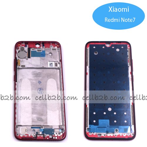Carcasa intermedia para Xiaomi Redmi Note 7 Rojo