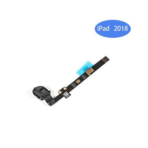 Conector de Audio Jack para iPad 2018 A1893 A1954 Negro