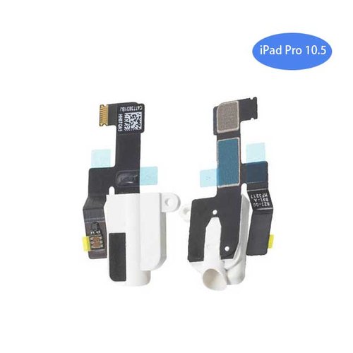 Conector de Audio Jack para iPad Pro 10.5 A1701 A1709 A1852 Blanco