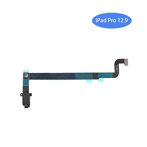 Conector de Audio Jack para iPad Pro 12.9 2015 A1584 Negro