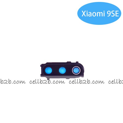 Cristal Cámara con Marco para Xiaomi Mi 9SE Negro camara