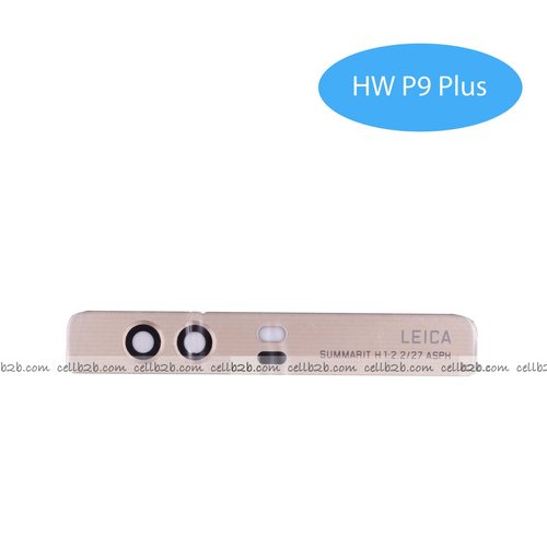 Cristal Cámara para Huawei P9 Plus Dorado con pegatina camara