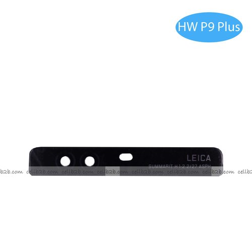 Cristal Cámara para Huawei P9 Plus Negro con pegatina camara