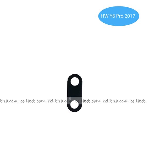 Cristal Cámara para Huawei Y6 pro 2017 Negro con pegatina camara