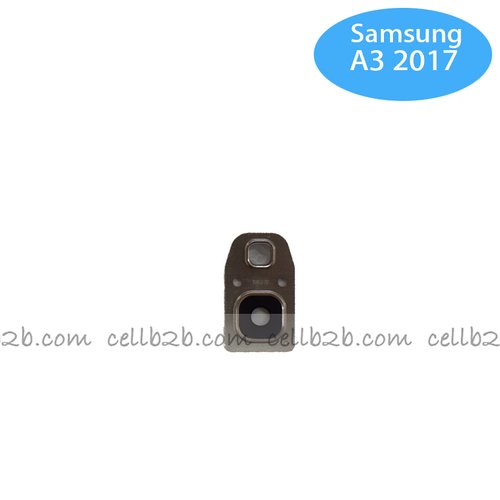 Cristal Cámara + Marco para Samsung A3 2017 A320 Rosa
