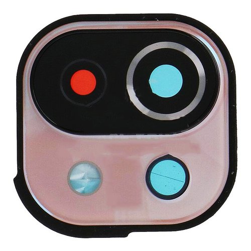 Cristal Cámara + Marco para Xiaomi Mi 11 Lite / Mi 11 Lite 5G / Mi 11 Lite 5G NE Rosa camara