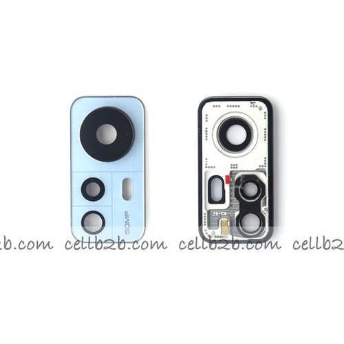 Cristal Cámara + Marco para Xiaomi Mi 12 / Xiaomi Mi 12X Azul camara