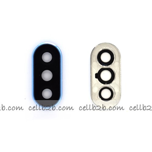 Cristal Cámara + Marco para Xiaomi Redmi Note 6 Pro Azul