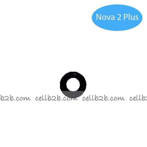 Cristal Cámara para Huawei Nova 2 Plus Negro con pegatina camara