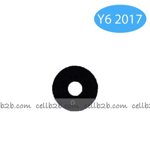 Cristal Cámara para Huawei Y5 2017/ Y6 2017 Negro con pegatina camara