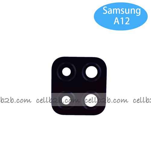 Cristal Cámara para Samsung A12 A125F Negro camara