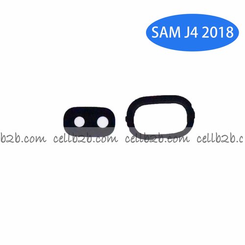 Cristal cámara para Samsung J4 2018 Negro
