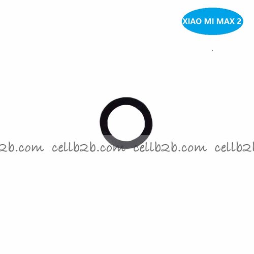 Cristal Cámara para Xiaomi Mi Max 2 Negro con pegatina camara