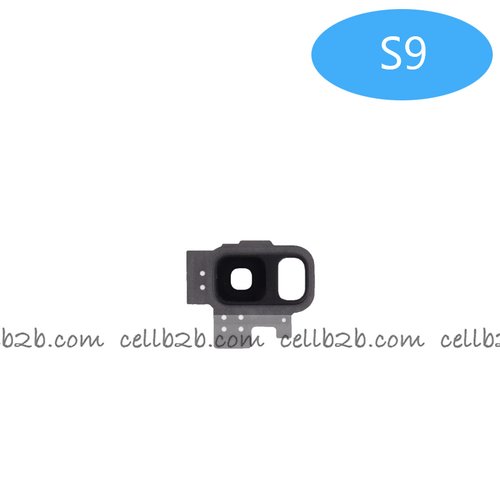 Cristal cámara+marco soporte para SAMSUNG SM-G960F Galaxy S9 Gris