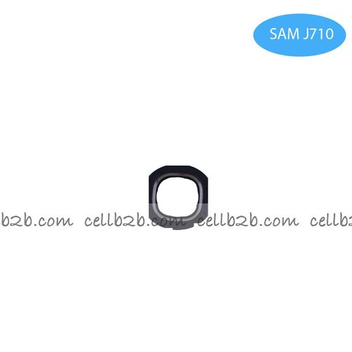 Cristal cámara+marco soporte para SAMSUNG J5（2016）J510/J7（2016）J710 Negro