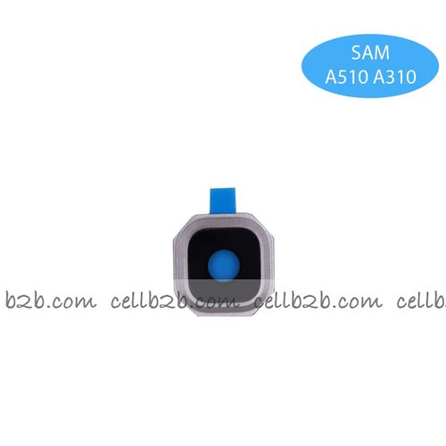 Cristal cámara+marco soporte para SAMSUNG SM-A310F GALAXY A3 (2016)/SM-A510 GALAXY A5 (2016) Dorado camara