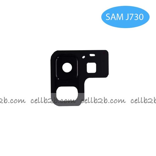 Cristal Cámara+Marco Soporte para Samsung SM-A530/A730/A330 Galaxy A8 2018 / A8+ 2018/A5 2018 Negro