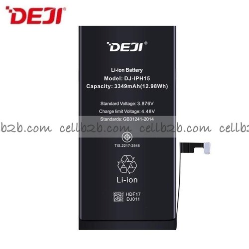 DEJI Batería para iPhone 15 Capacidad Estándar 3349mAh