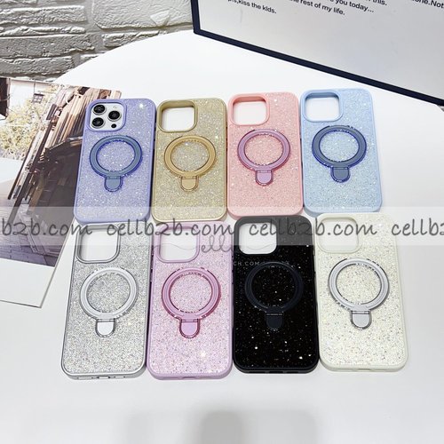 Funda Magsafe Diamante con Soporte para iPhone 17 Pro Max