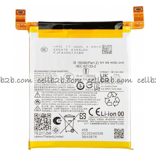 Batería QV45 para Motorola Edge 50 Ultra