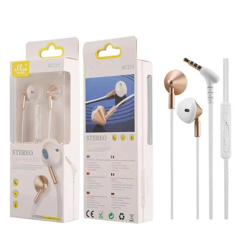 Ellietech AT211 Auriculares Estéreo Bajos Potentes con Micrófono