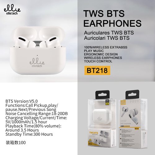 Ellietech BT218 Auriculares TWS BTS