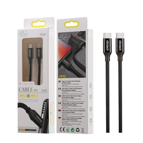 Ellietech CW209 Cable de Tipo C a Tipo C