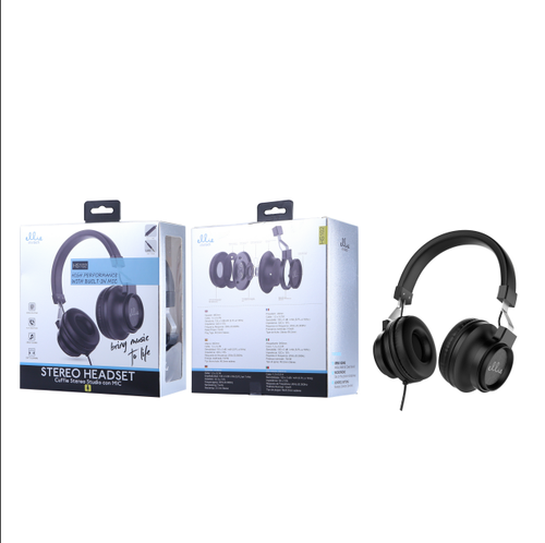 Ellietech HS102 Auricular Con Cable Y Microfono