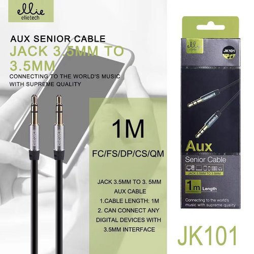 Ellietech JK101 Cable Audio Jack 3.5MM To 3.5MM 1M