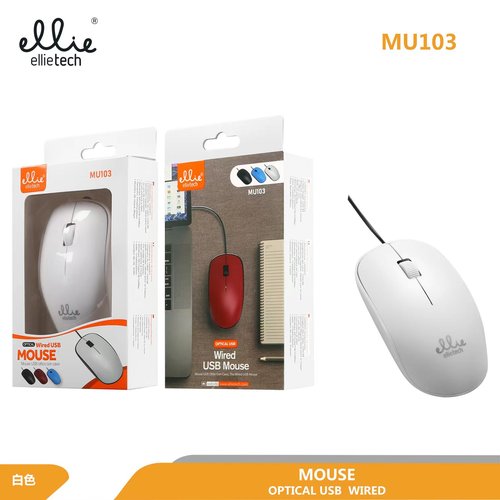 Ellietech MU103 Ratón Con Cable
