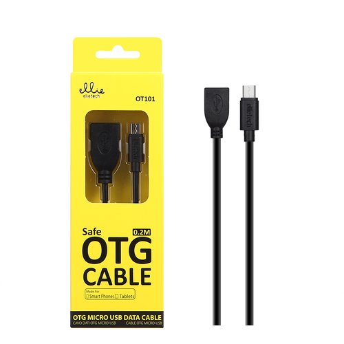 Ellietech OT101 Cable OTG-Micro USB 2A  0.2M