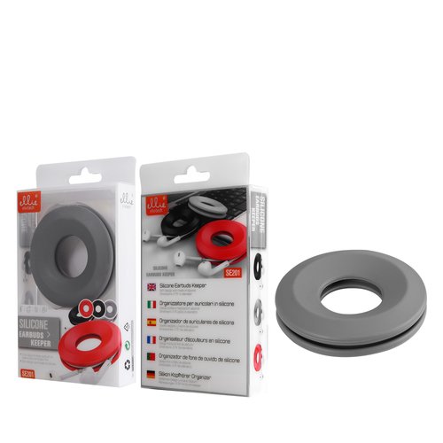 Ellietech SE201 Organizador de Auriculares de Silicona