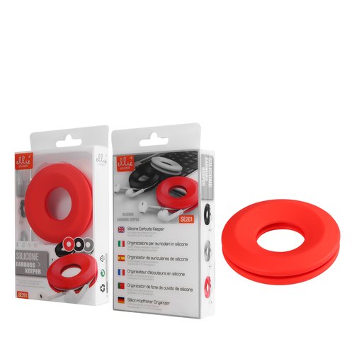 Ellietech SE201 Organizador de Auriculares de Silicona