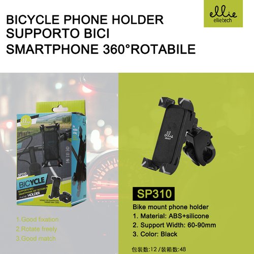 Ellietech SP310 Soporte de Movil para Bicicleta