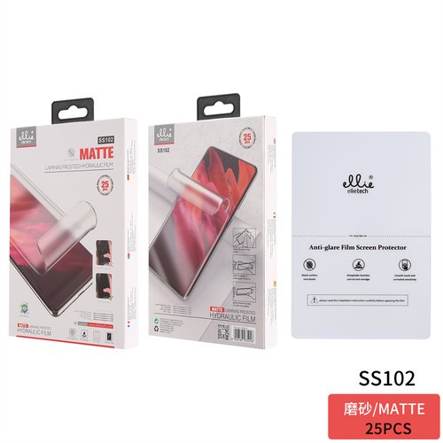 Ellietech SS102 Láminas Mate Hidrogel 25 PCS