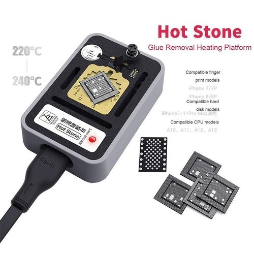 Estación Chip de Calefacción de la Estación de Remoción de Pegamento para CPU A10 / A11 / A12 / A12 I Apple iPhone RAM 7G / 7P / 8G / 8P / X / XR / Xs / Xs Max / 11 / 11 Pro / 11 Pro Max